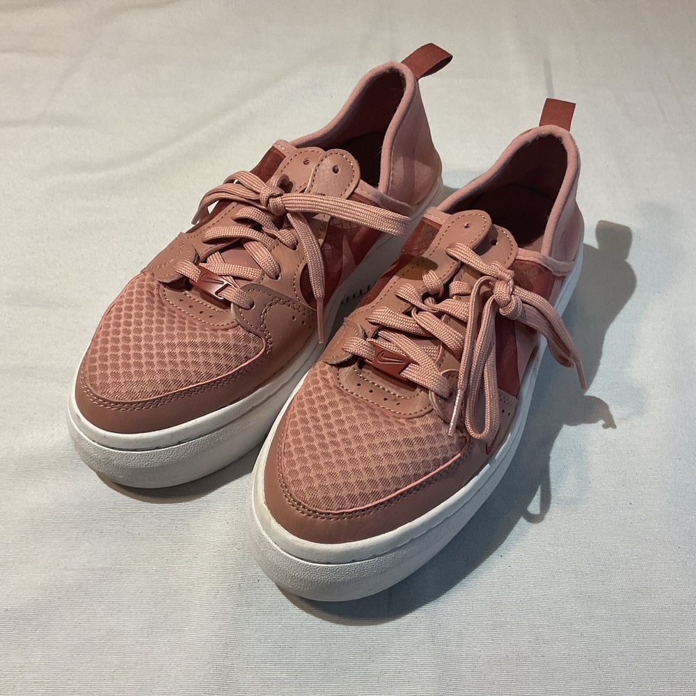 Nike Court Vision Alta TXT Rust Pink Women's Sneakers, Size 8 CW6536-600